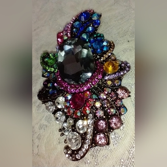 VINTAGE RHINESTONE PENDANT - Picture 2 of 6